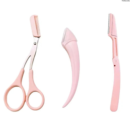 3-Piece Eyebrow Scissors Set