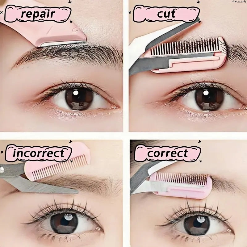 3-Piece Eyebrow Scissors Set